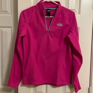 North Face women’s 3/4 zip fleece. Size medium.